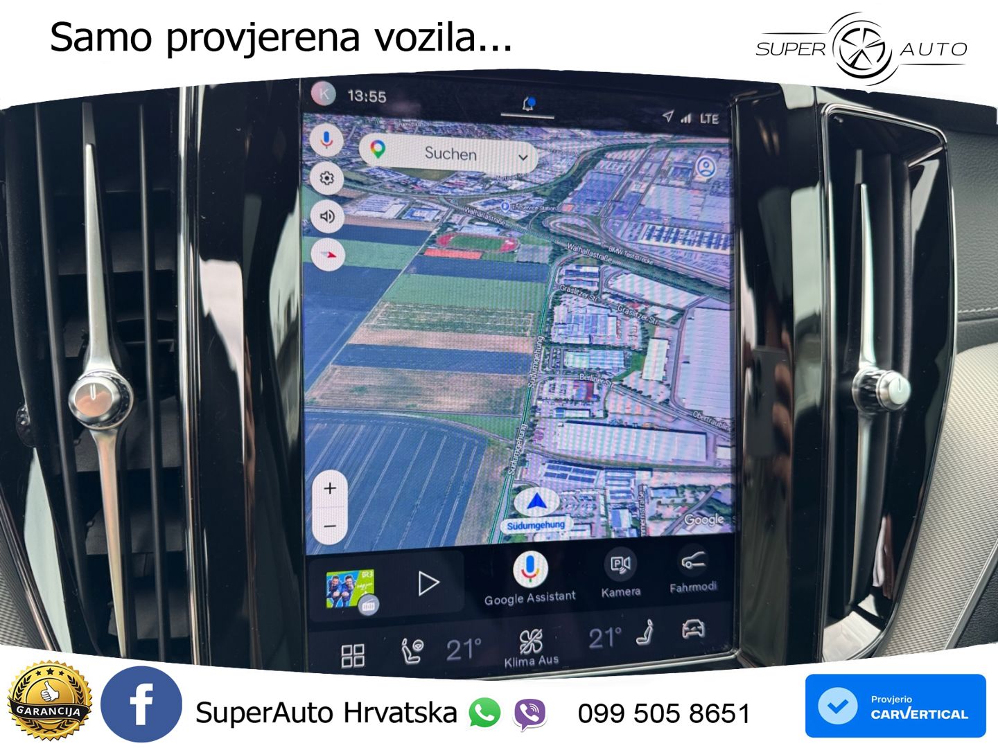 Volvo XC60 T8 AWD Geartronic ZRAČNI+ACC+GR SJED+KAM+PANO