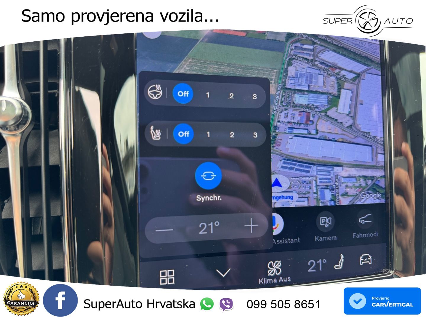 Volvo XC60 T8 AWD Geartronic ZRAČNI+ACC+GR SJED+KAM+PANO