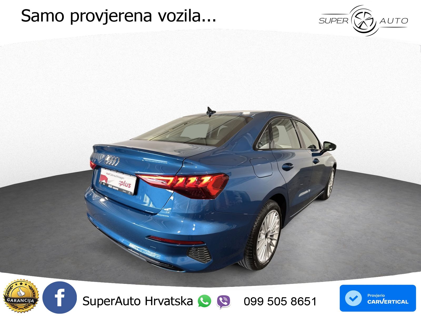 Audi A3 Limuzina 35 TFSI (150 KS) S tronic advanced LED+GR SJED+ACC