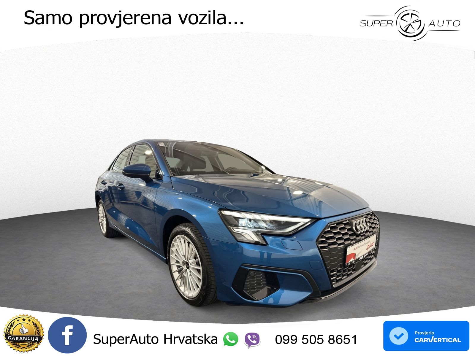 Audi A3 Limuzina 35 TFSI (150 KS) S tronic advanced LED+GR SJED+ACC