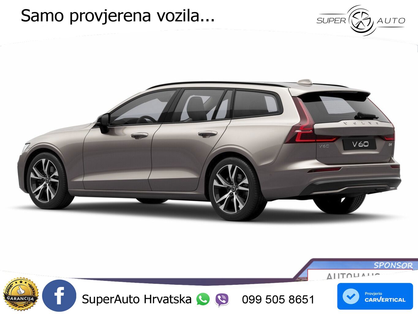 Volvo V60 2.0 B4 Benzin DCT LED+GR SJED+ACC