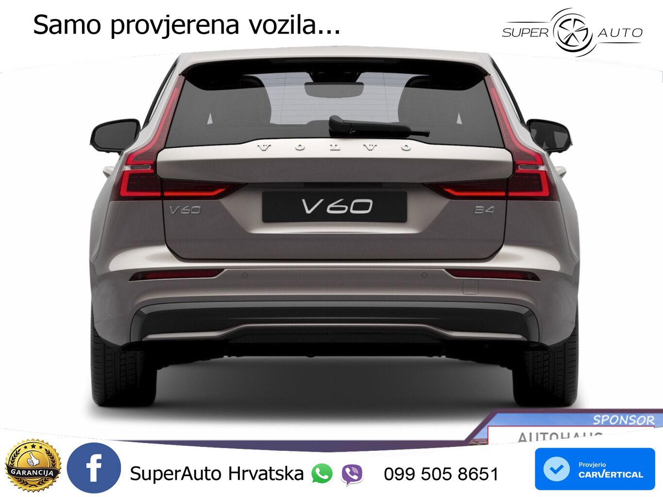 Volvo V60 2.0 B4 Benzin DCT LED+GR SJED+ACC