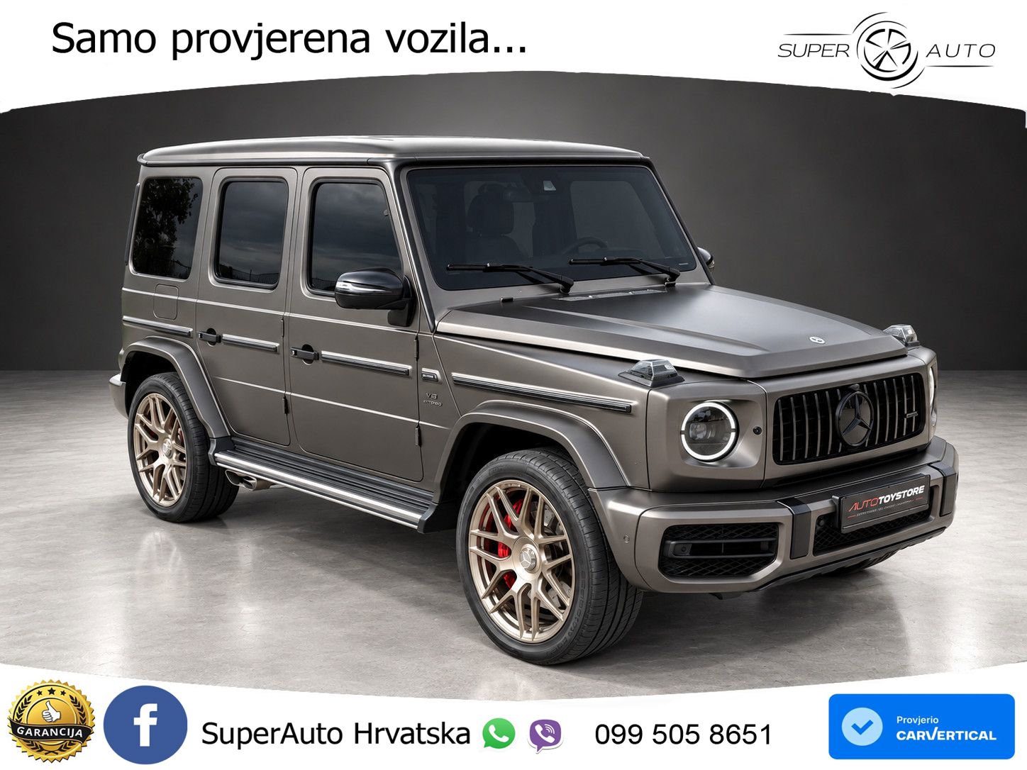 Mercedes AMG G 63 Long V8 (585 KS) 4MATIC 9G-TRONIC AMG SPEEDSHIFT TCT LED+GR SJED+ACC