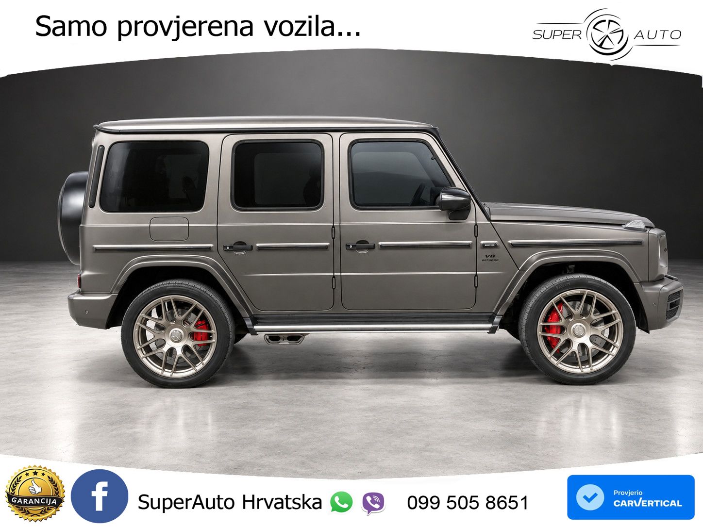 Mercedes AMG G 63 Long V8 (585 KS) 4MATIC 9G-TRONIC AMG SPEEDSHIFT TCT LED+GR SJED+ACC