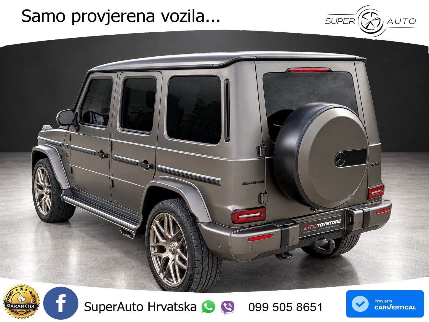 Mercedes AMG G 63 Long V8 (585 KS) 4MATIC 9G-TRONIC AMG SPEEDSHIFT TCT LED+GR SJED+ACC