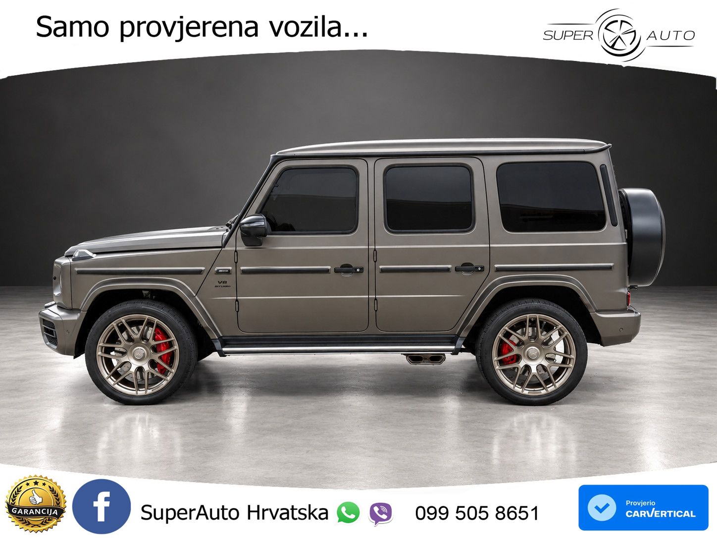Mercedes AMG G 63 Long V8 (585 KS) 4MATIC 9G-TRONIC AMG SPEEDSHIFT TCT LED+GR SJED+ACC