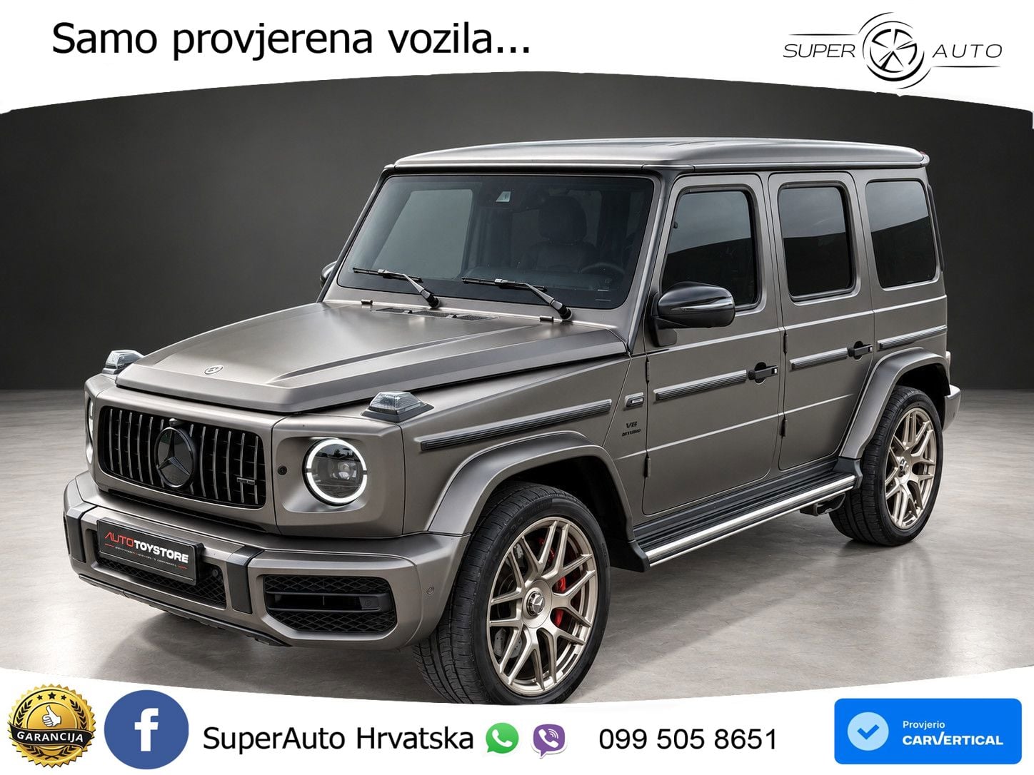 Mercedes AMG G 63 Long V8 (585 KS) 4MATIC 9G-TRONIC AMG SPEEDSHIFT TCT LED+GR SJED+ACC