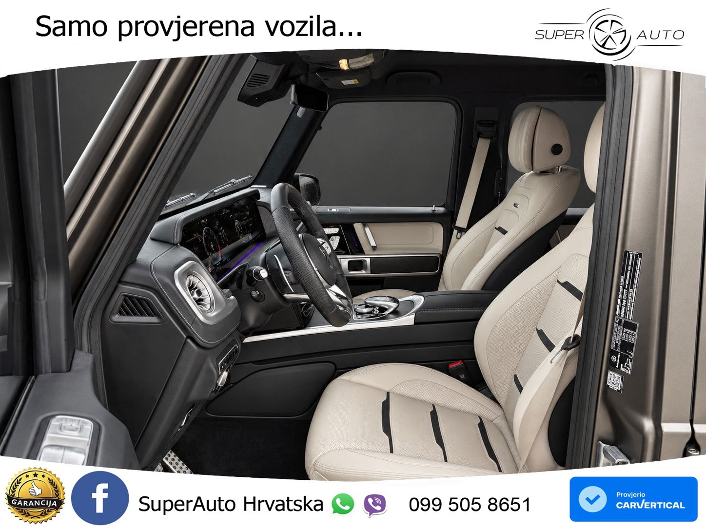 Mercedes AMG G 63 Long V8 (585 KS) 4MATIC 9G-TRONIC AMG SPEEDSHIFT TCT LED+GR SJED+ACC