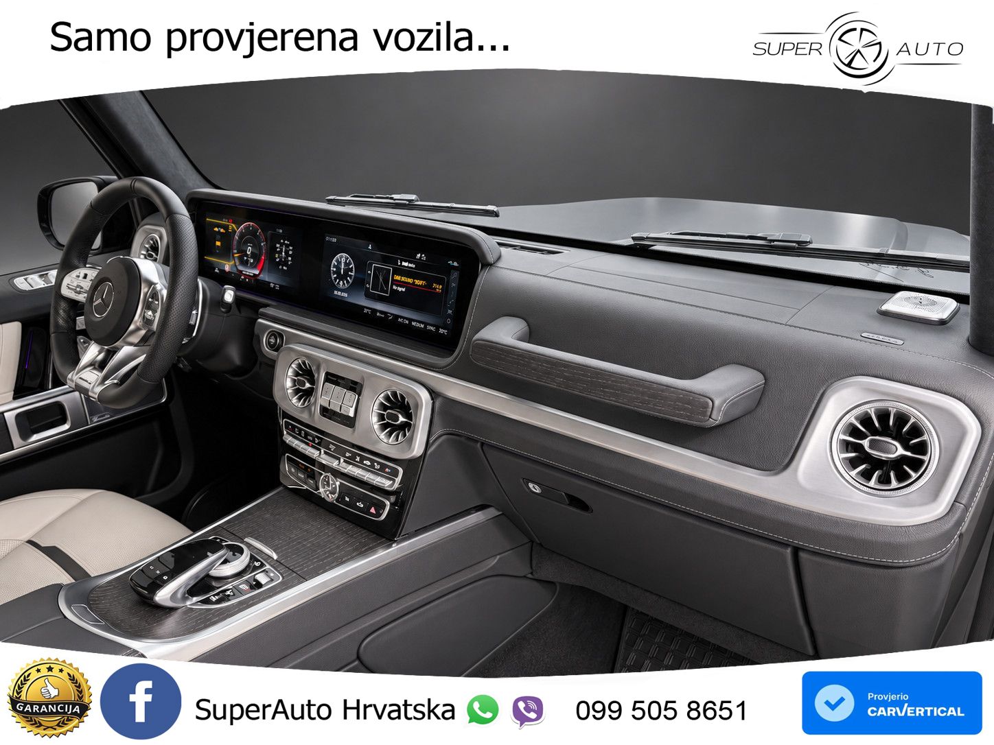 Mercedes AMG G 63 Long V8 (585 KS) 4MATIC 9G-TRONIC AMG SPEEDSHIFT TCT LED+GR SJED+ACC