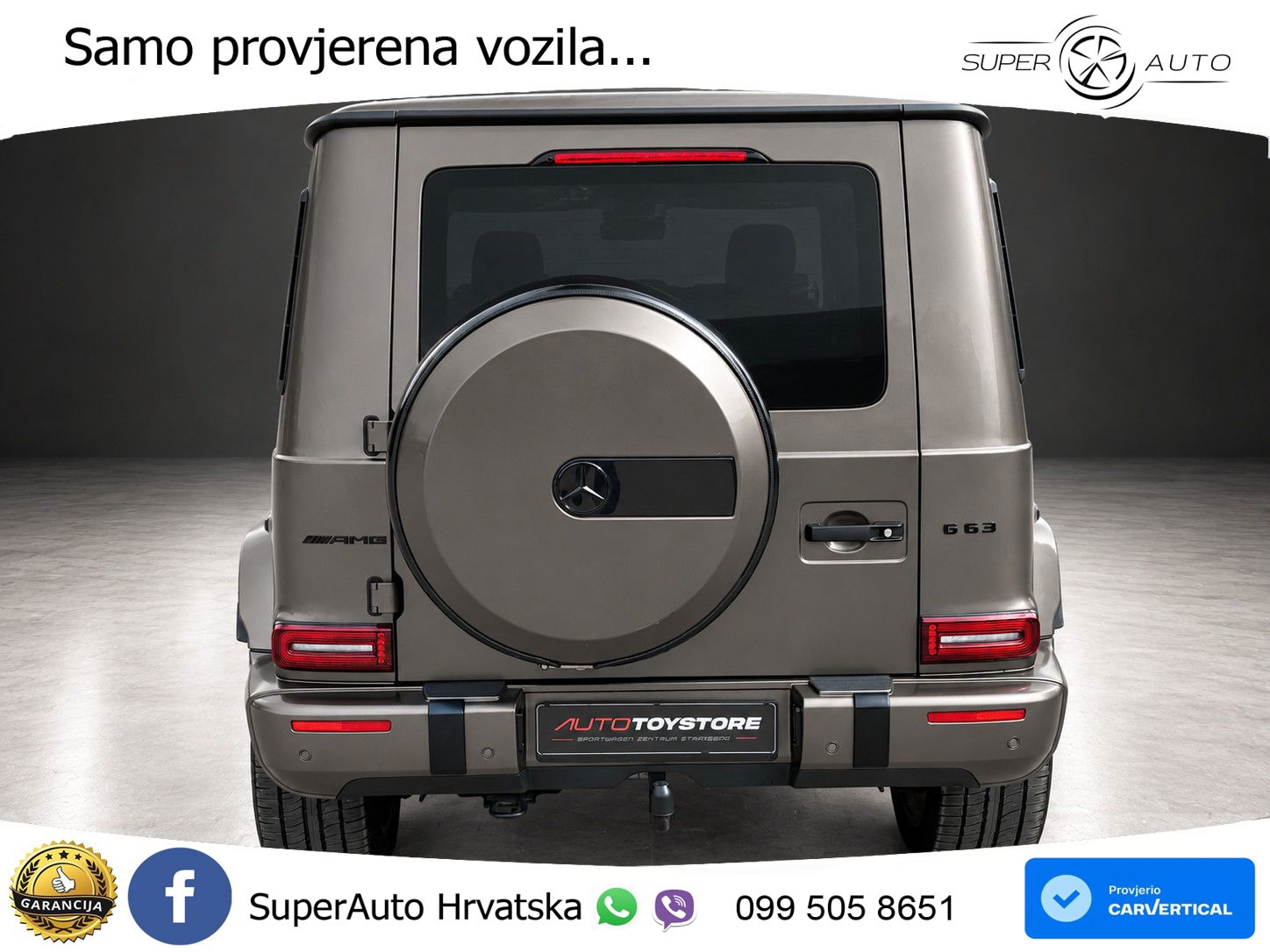 Mercedes AMG G 63 Long V8 (585 KS) 4MATIC 9G-TRONIC AMG SPEEDSHIFT TCT LED+GR SJED+ACC