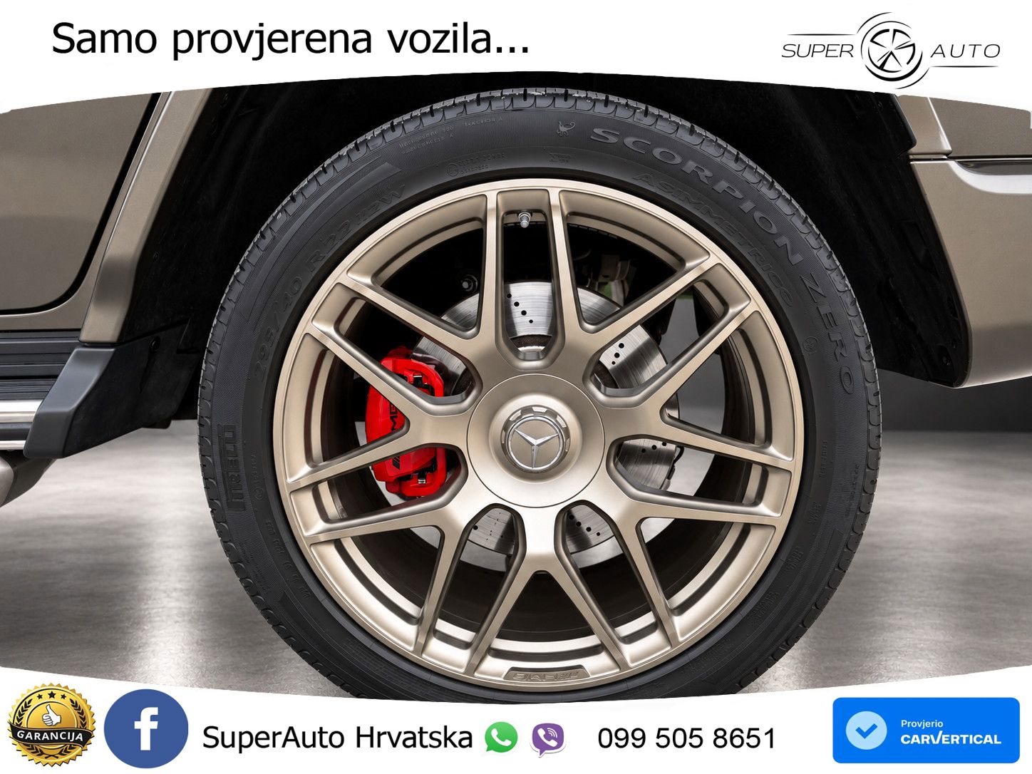 Mercedes AMG G 63 Long V8 (585 KS) 4MATIC 9G-TRONIC AMG SPEEDSHIFT TCT LED+GR SJED+ACC