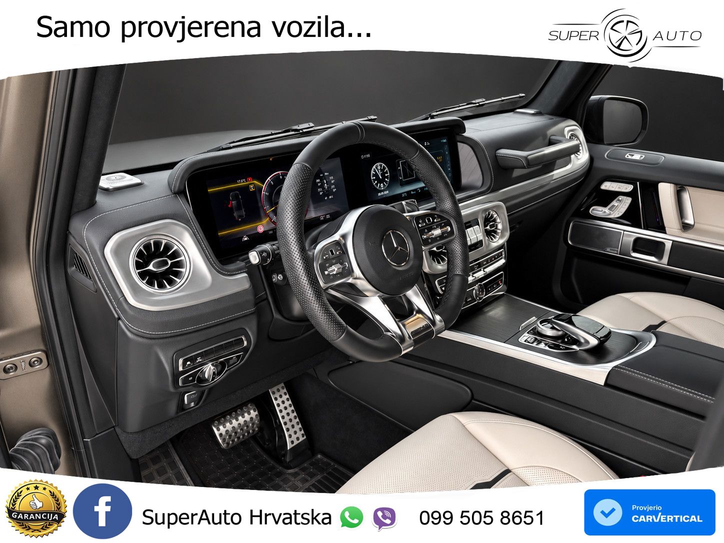 Mercedes AMG G 63 Long V8 (585 KS) 4MATIC 9G-TRONIC AMG SPEEDSHIFT TCT LED+GR SJED+ACC