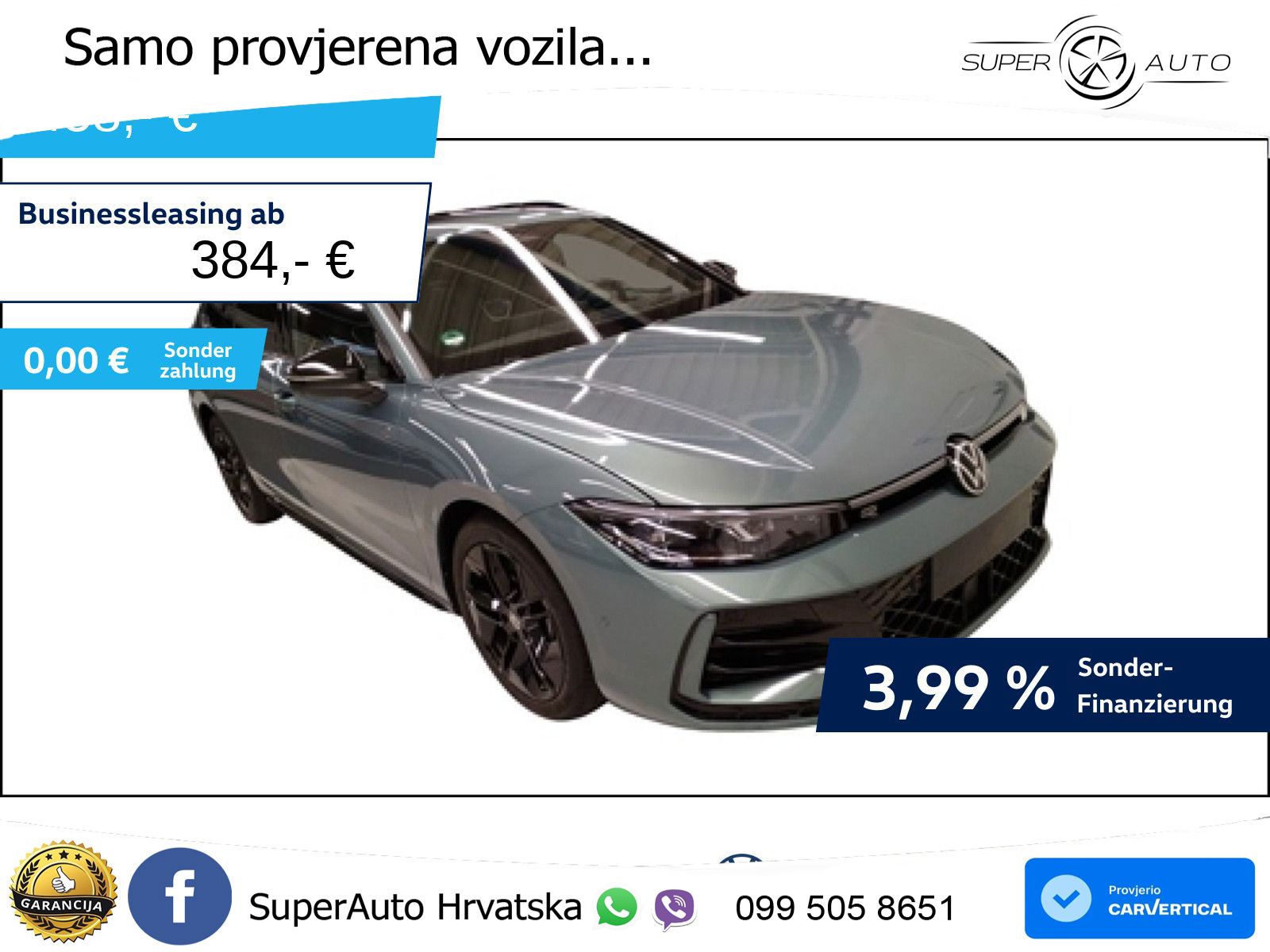 Volkswagen Passat Variant 2.0 TSI (265 KS) 4MOTION DSG R-Line MATRIX+GR SJED+KAM