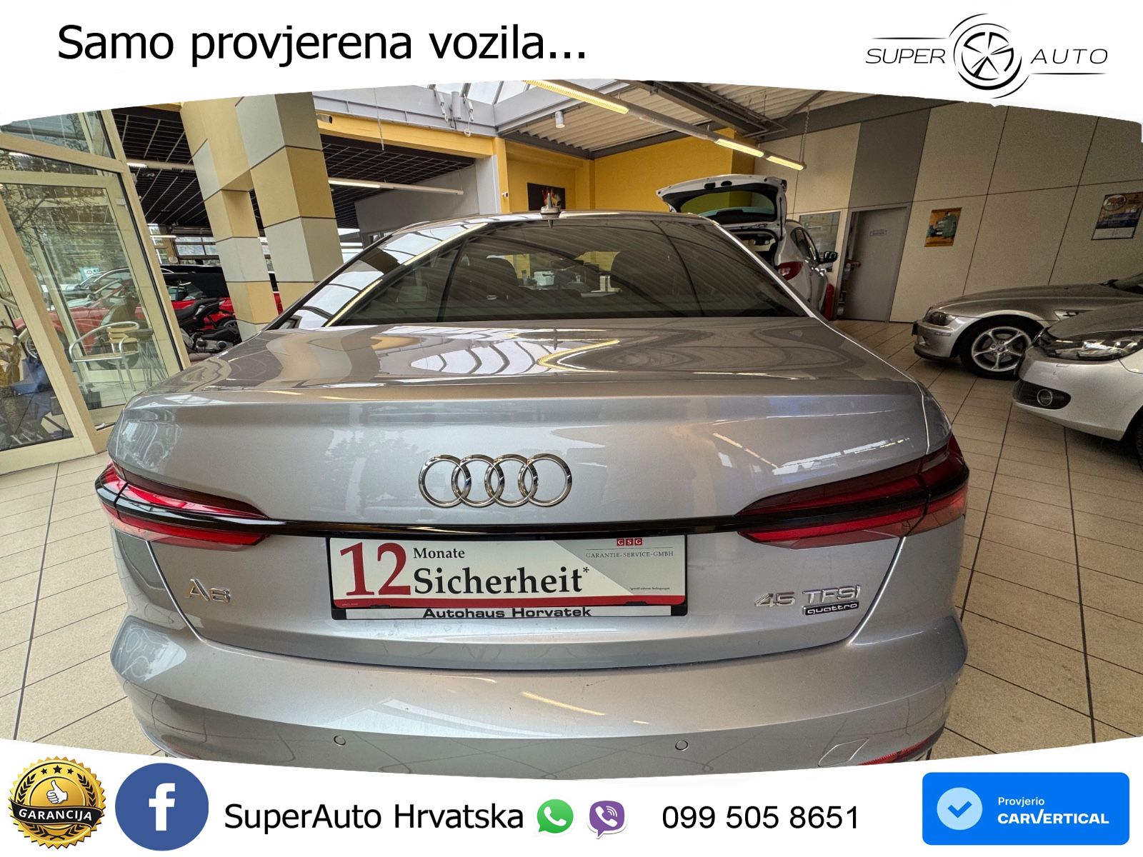 Audi A6 45 TFSI (265 KS) quattro ultra S tronic LED+GR SJED+ACC