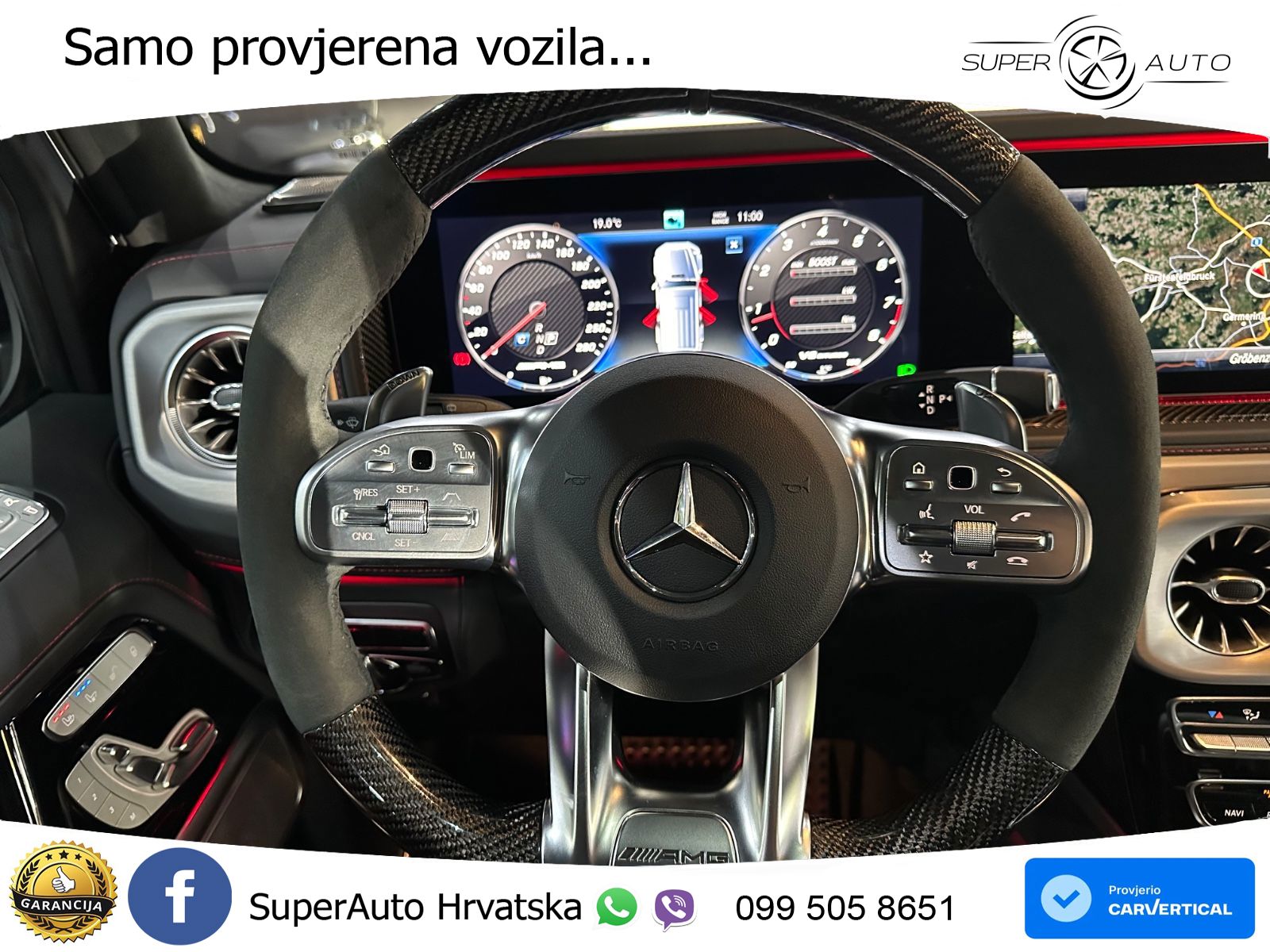 Mercedes AMG G 63 Long V8 (585 KS) 4MATIC 9G-TRONIC AMG SPEEDSHIFT TCT Superior LED+GR SJED+ACC