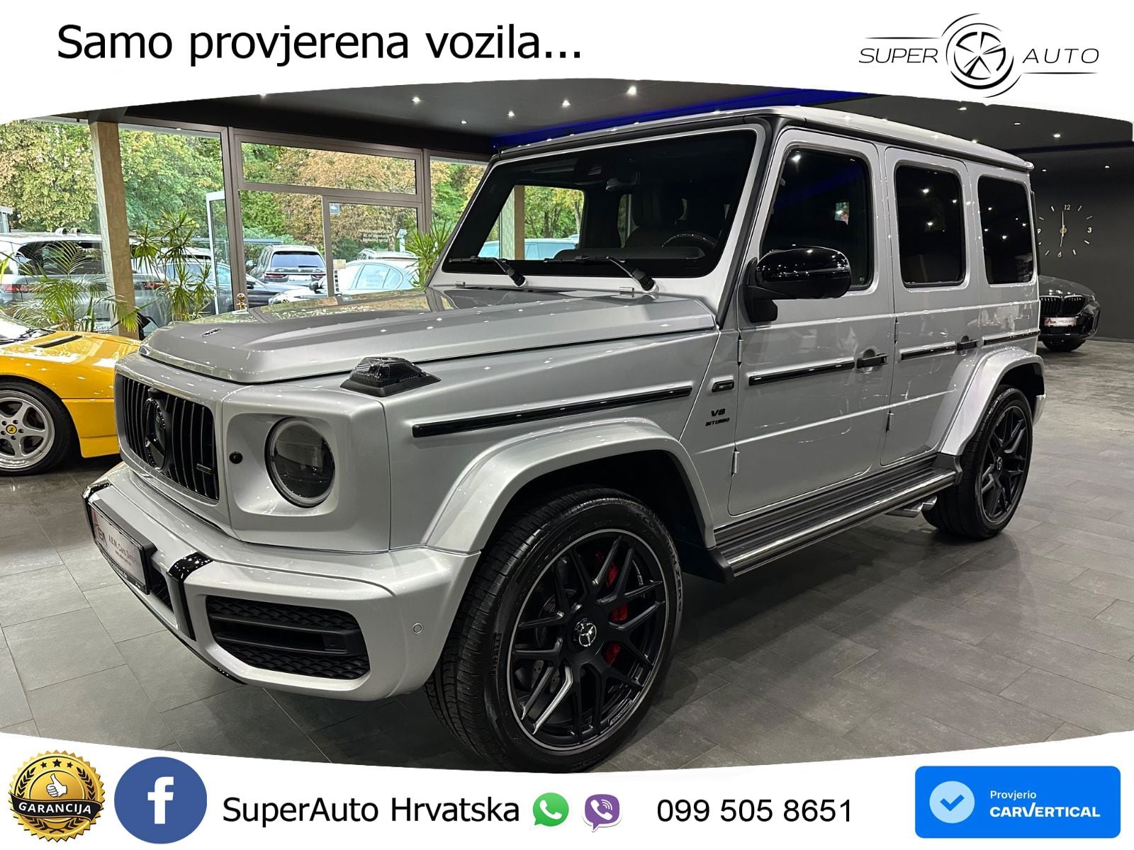 Mercedes AMG G 63 Long V8 (585 KS) 4MATIC 9G-TRONIC AMG SPEEDSHIFT TCT Superior LED+GR SJED+ACC