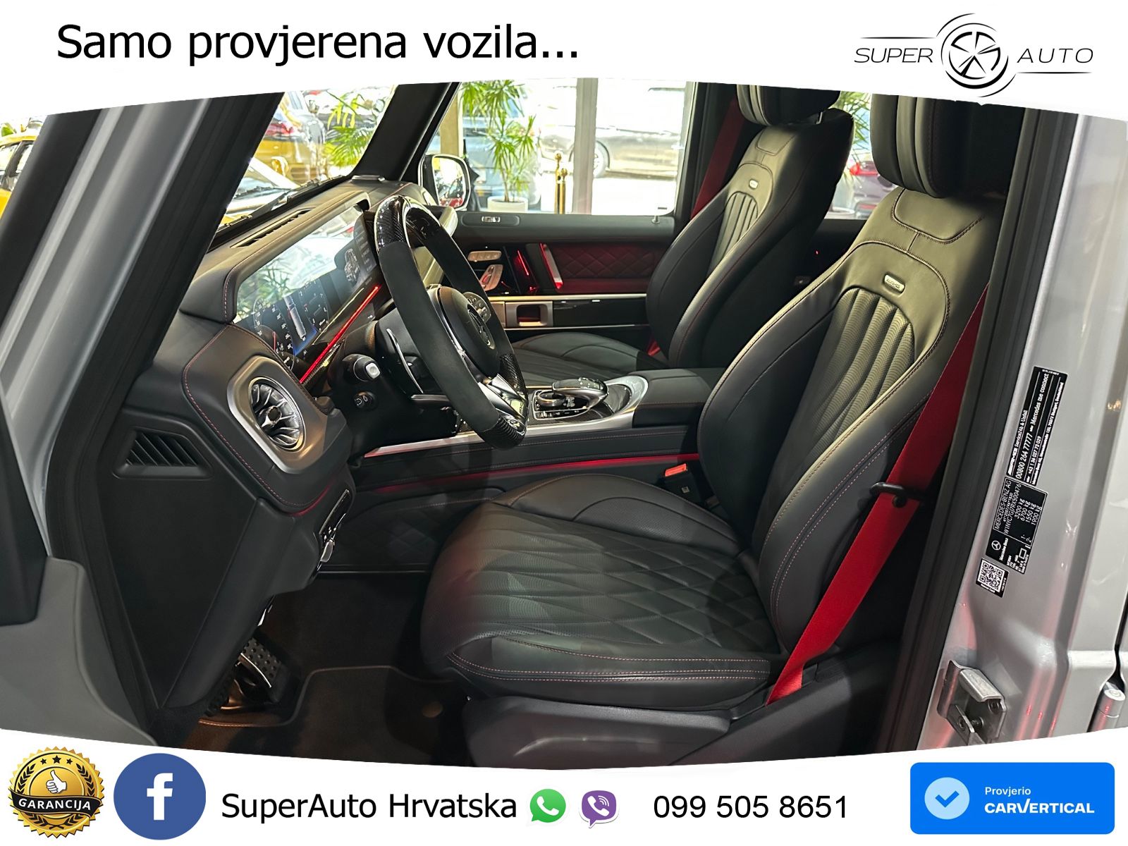 Mercedes AMG G 63 Long V8 (585 KS) 4MATIC 9G-TRONIC AMG SPEEDSHIFT TCT Superior LED+GR SJED+ACC