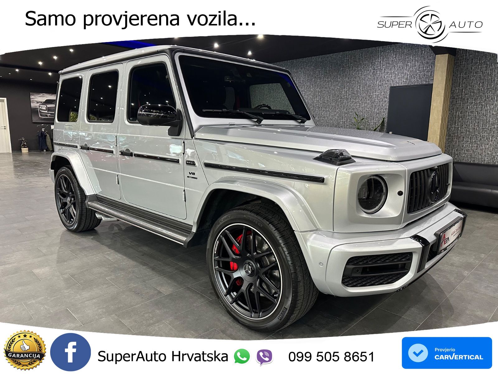 Mercedes AMG G 63 Long V8 (585 KS) 4MATIC 9G-TRONIC AMG SPEEDSHIFT TCT Superior LED+GR SJED+ACC