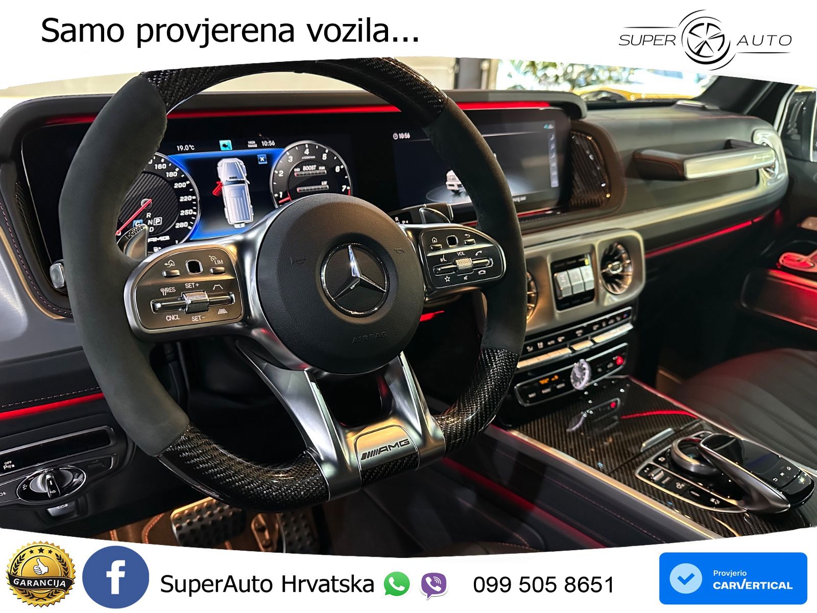 Mercedes AMG G 63 Long V8 (585 KS) 4MATIC 9G-TRONIC AMG SPEEDSHIFT TCT Superior LED+GR SJED+ACC
