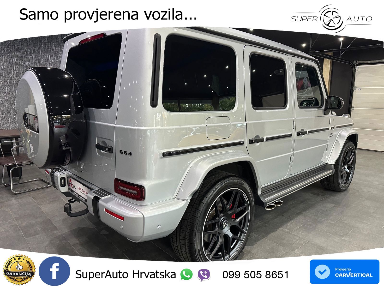 Mercedes AMG G 63 Long V8 (585 KS) 4MATIC 9G-TRONIC AMG SPEEDSHIFT TCT Superior LED+GR SJED+ACC