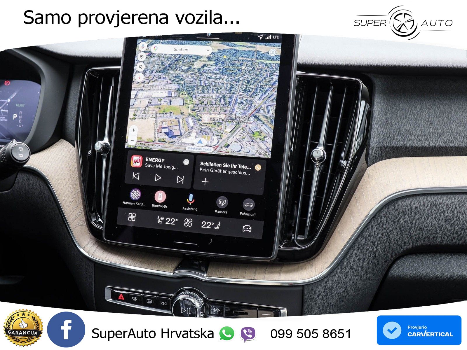 Volvo XC60 T8 AWD Geartronic ZRAČNI+ACC+GR SJED+KAM+PANO