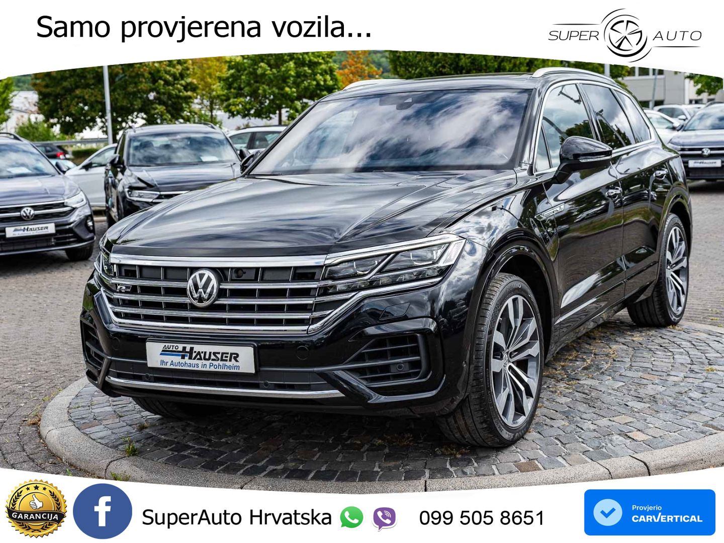 Volkswagen Touareg 3.0 V6 TDI (286 KS) 4MOTION Tiptronic R-Line ZRAČNI+ACC+GR SJED+KAM+PANO