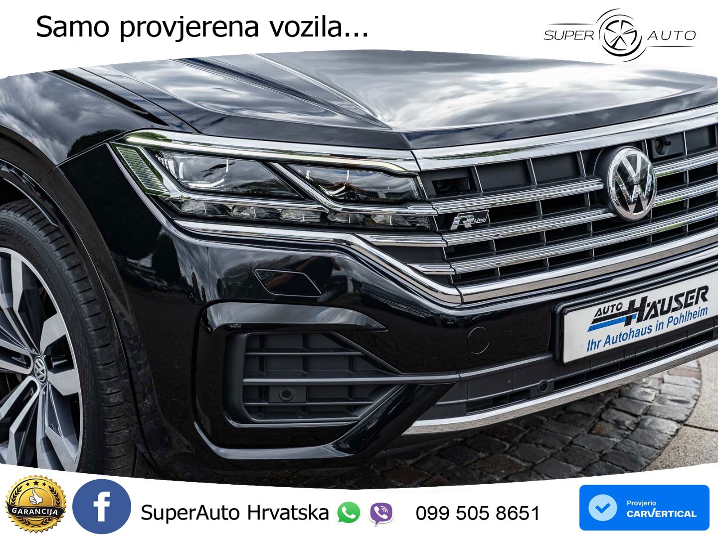 Volkswagen Touareg 3.0 V6 TDI (286 KS) 4MOTION Tiptronic R-Line ZRAČNI+ACC+GR SJED+KAM+PANO