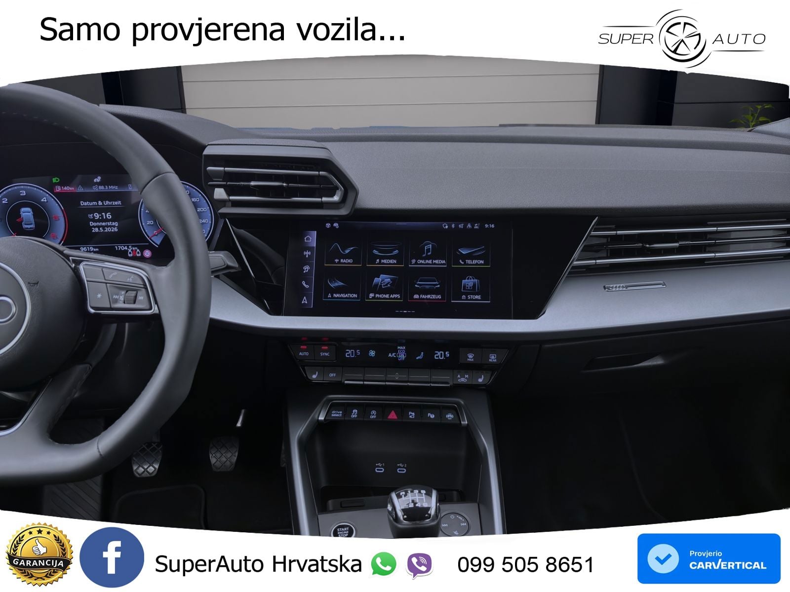 Audi A3 Limuzina 30 TDI (116 KS) S line LED+GR SJED+ACC