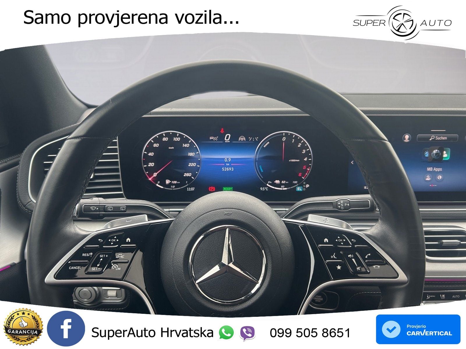 Mercedes GLE 350de (333 KS) 4MATIC 9G-TRONIC AMG ZRAČNI+ACC+GR SJED+360+PANO
