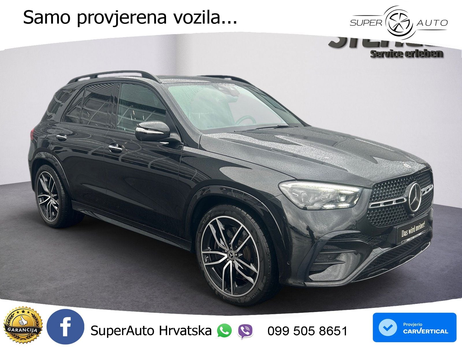 Mercedes GLE 350de (333 KS) 4MATIC 9G-TRONIC AMG ZRAČNI+ACC+GR SJED+360+PANO