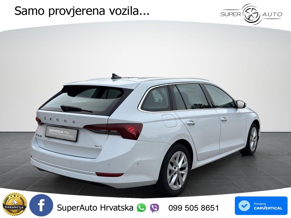 Škoda Octavia Combi 2.0 TDI (150 KS) 4x4 DSG LED+GR SJED+ACC