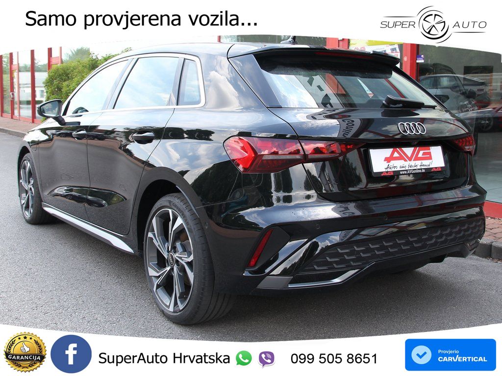Audi A3 Sportback 40 TFSI e (204 KS) Plug-in Hybrid S tronic S line LED+ACC