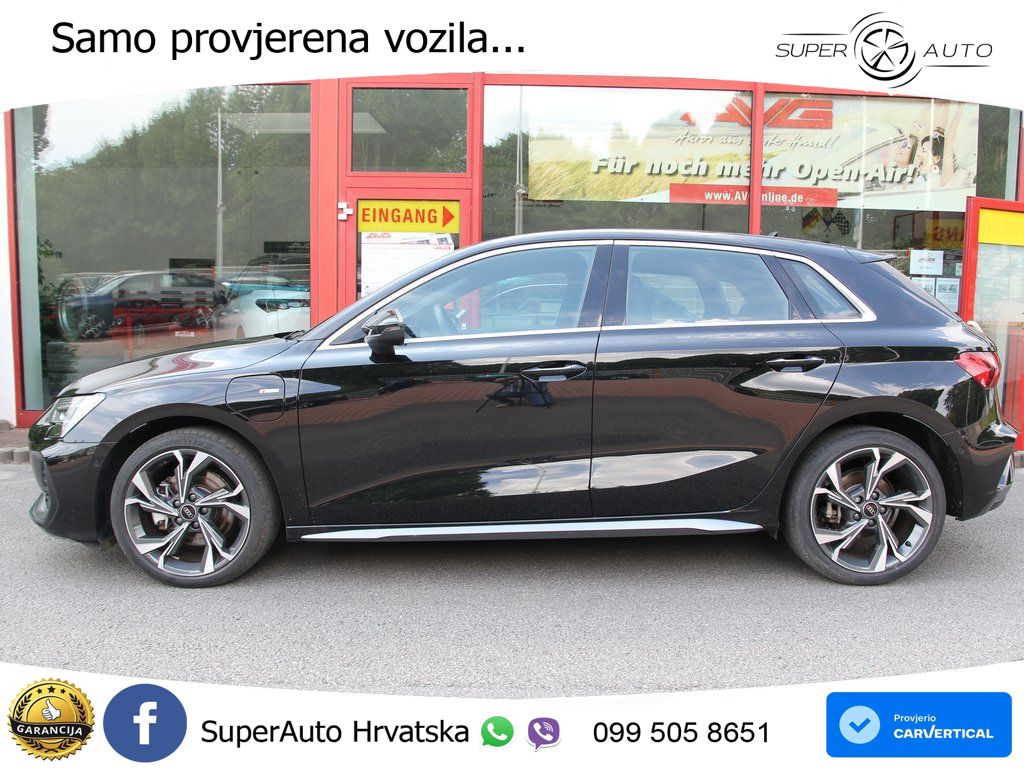 Audi A3 Sportback 40 TFSI e (204 KS) Plug-in Hybrid S tronic S line LED+ACC