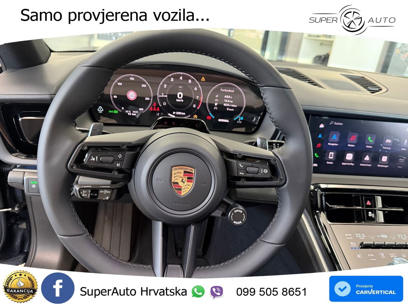 Porsche Panamera 4 2.9 V6 (353 KS) PDK ACC+HEAD+4xGR SJED+360+PANO