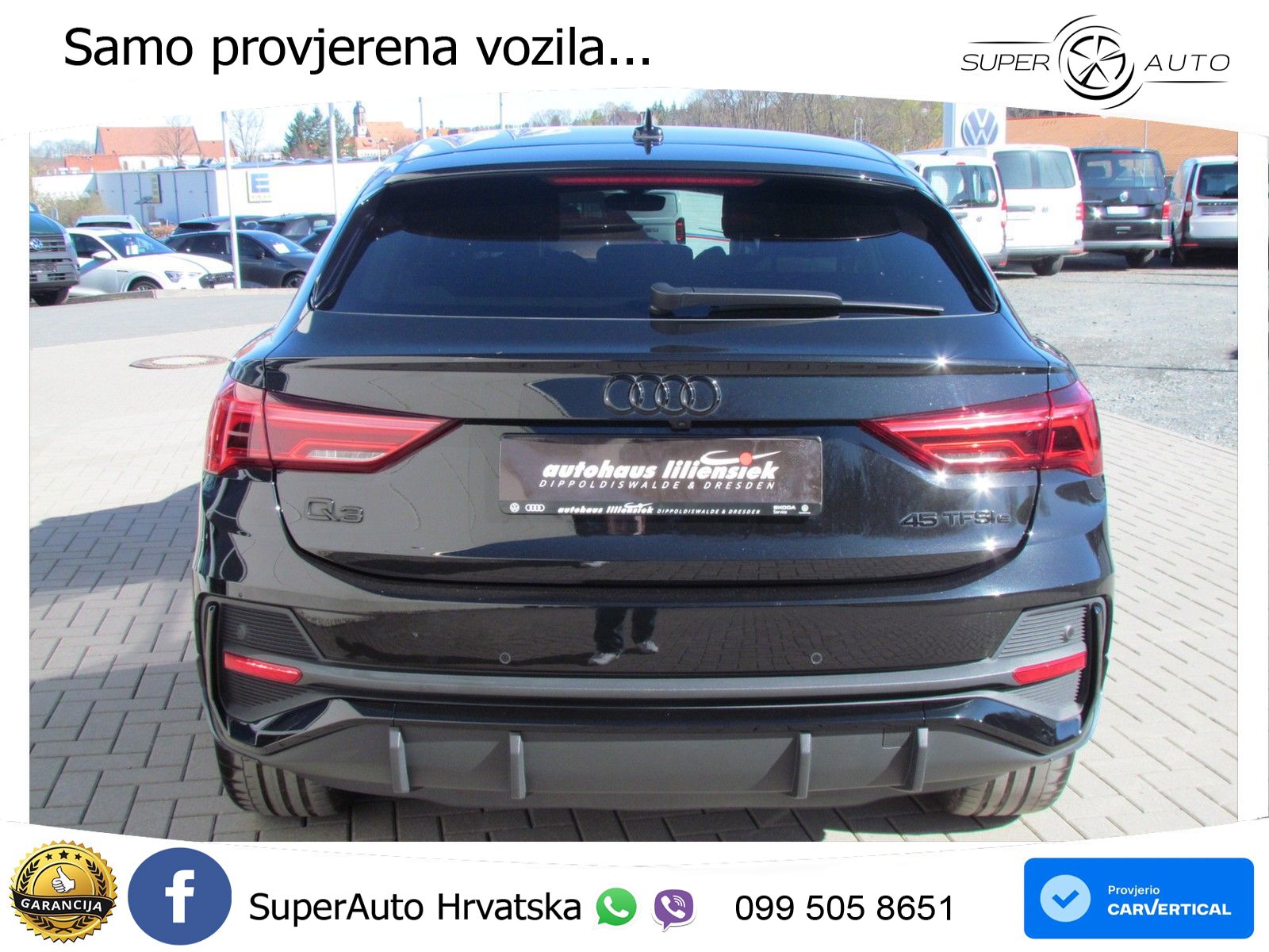 Audi Q3 Sportback 45 TFSIe (245 KS) S tronic S line LED+GR SJED+ACC