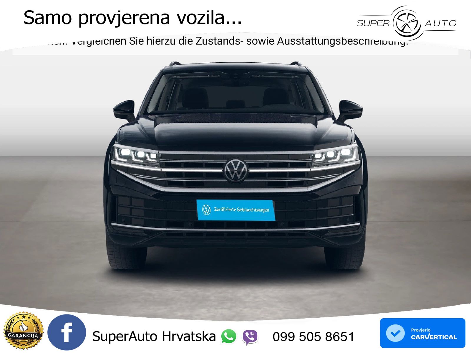 Volkswagen Touareg 3.0 V6 TDI (231 KS) 4MOTION Tiptronic ZRAČNI+ACC+GR SJED+KAM