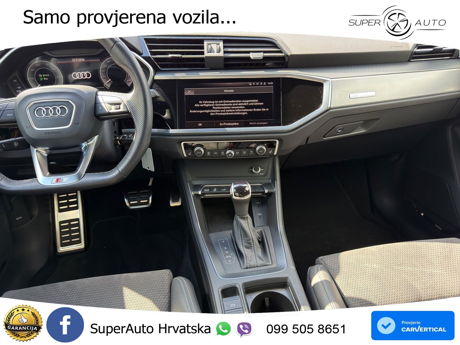 Audi Q3 Sportback 45 TFSIe (245 KS) S tronic S line