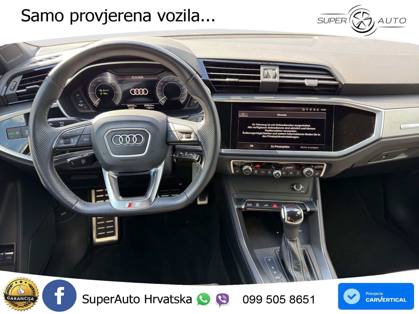 Audi Q3 Sportback 45 TFSIe (245 KS) S tronic S line