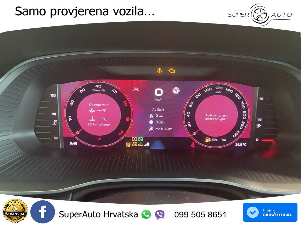 Škoda Octavia Combi 2.0 TDI (150 KS) DSG SportLine LED+GR SJED+ACC