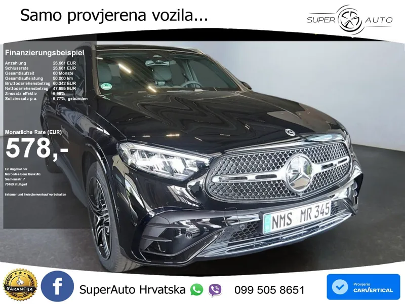 Mercedes GLC 200d (163 KS) 4MATIC 9G-TRONIC AMG ACC+GR SJED+360+PANO