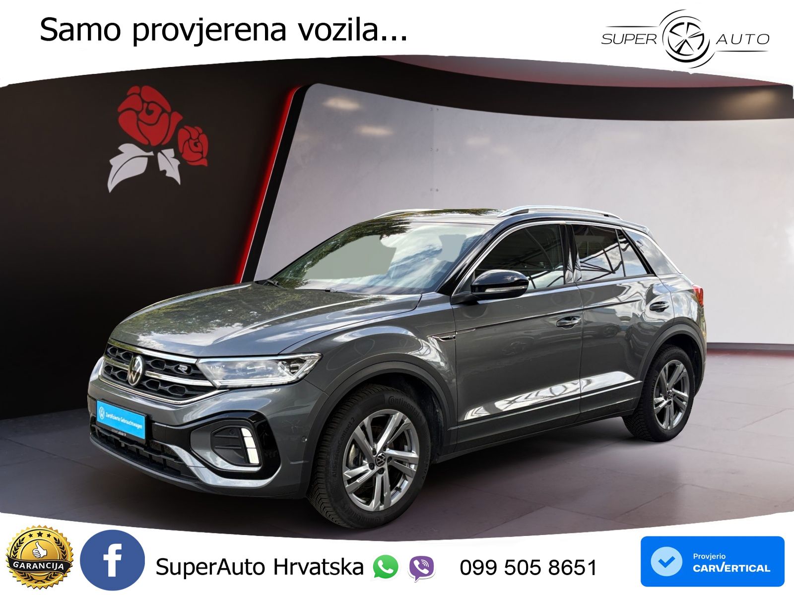 Volkswagen T-Roc 1.5 TSI (150 KS) DSG LED+GR SJED+ACC