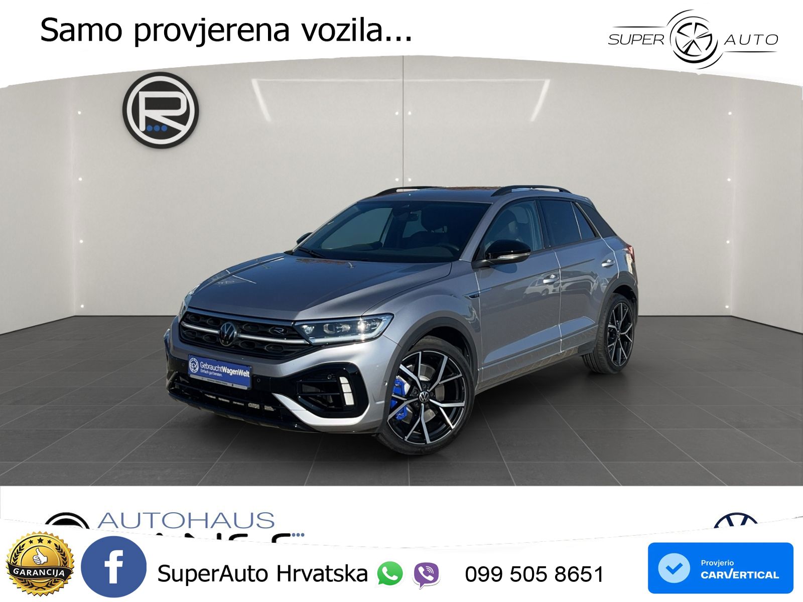 Volkswagen T-Roc R 2.0 TSI (300 KS) OPF 4M DSG LED+GR SJED+ACC