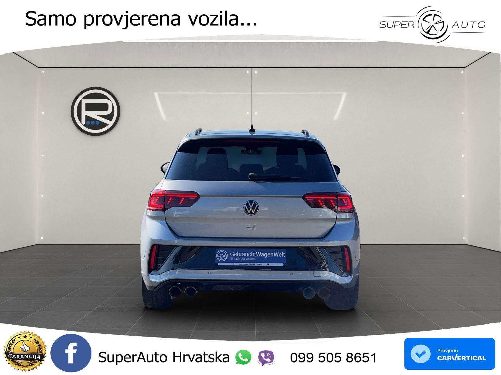 Volkswagen T-Roc R 2.0 TSI (300 KS) OPF 4M DSG LED+GR SJED+ACC
