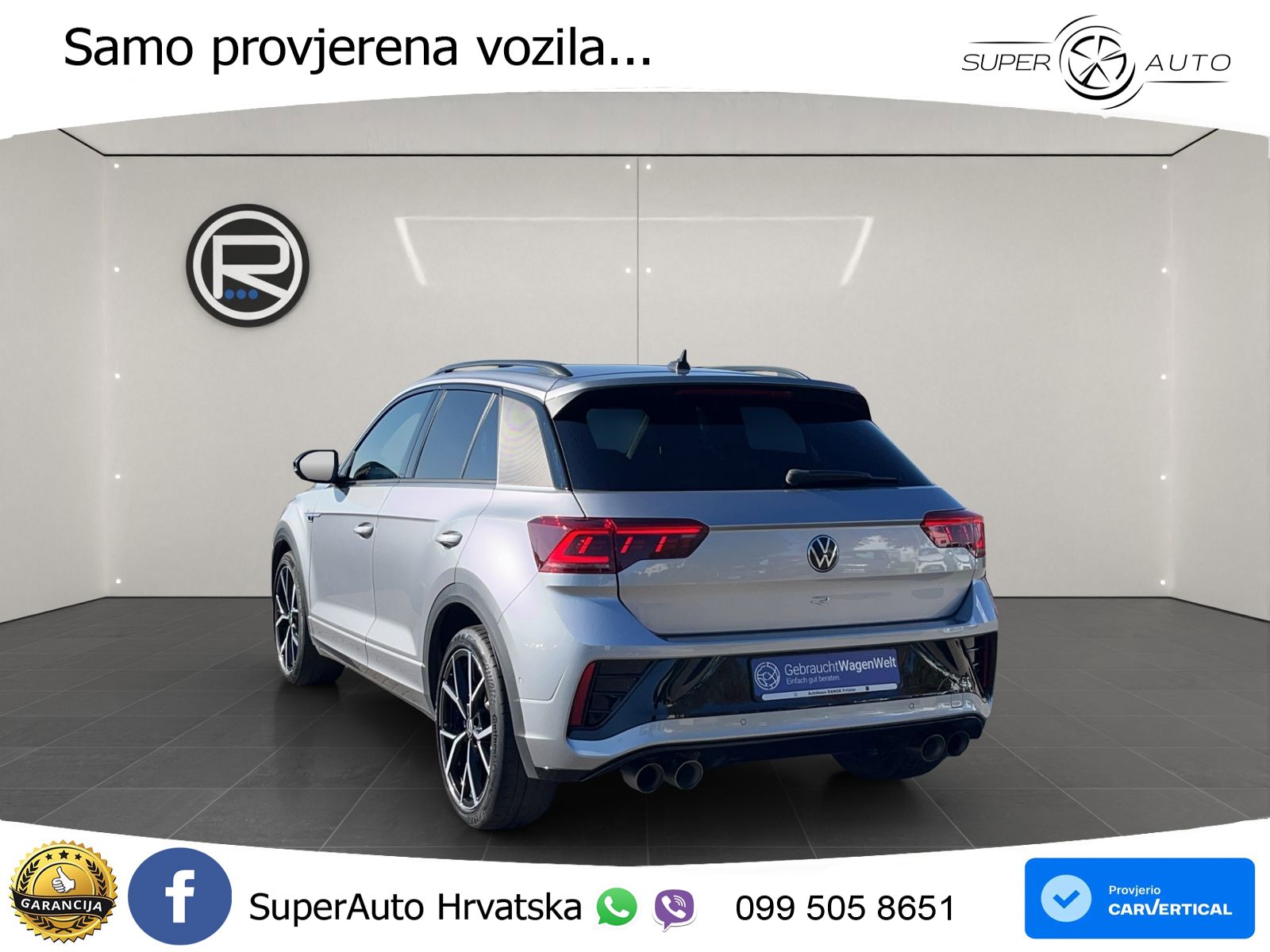 Volkswagen T-Roc R 2.0 TSI (300 KS) OPF 4M DSG LED+GR SJED+ACC