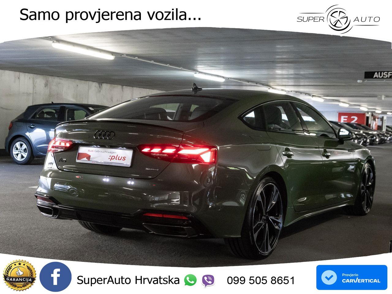 Audi A5 Sportback  40 TFSI (204 KS) quattro S tronic S line MATRIX+GR SJED+KAM