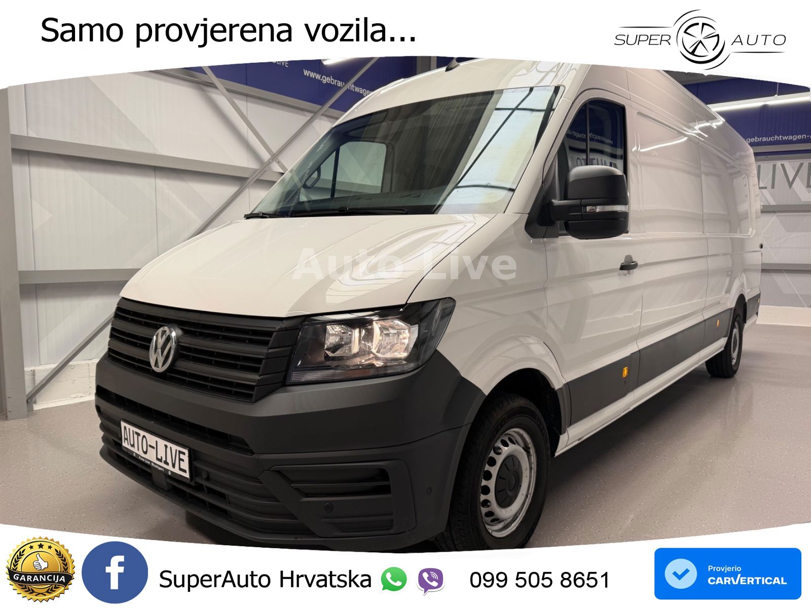 Volkswagen Crafter 35 TDI*XXL-ÜBERHANG*HOCH*KLIMA*STANDHEIZ 140 KS