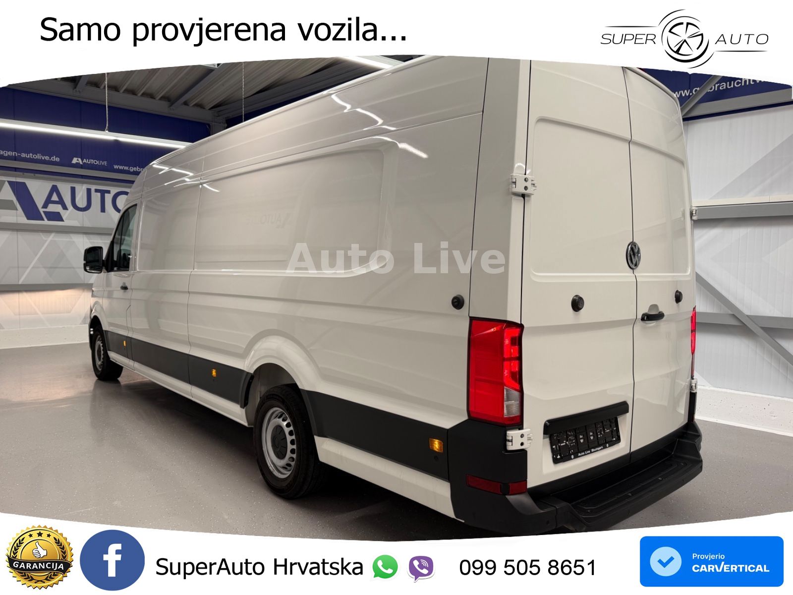 Volkswagen Crafter 35 TDI*XXL-ÜBERHANG*HOCH*KLIMA*STANDHEIZ 140 KS