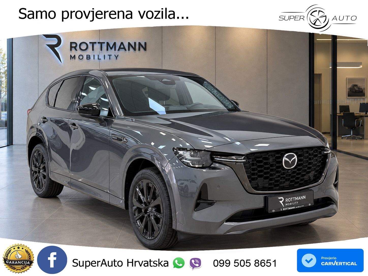 Mazda CX-60 3.3 e-Skyactiv D (254 KS) AWD Automatic LED+GR SJED+ACC