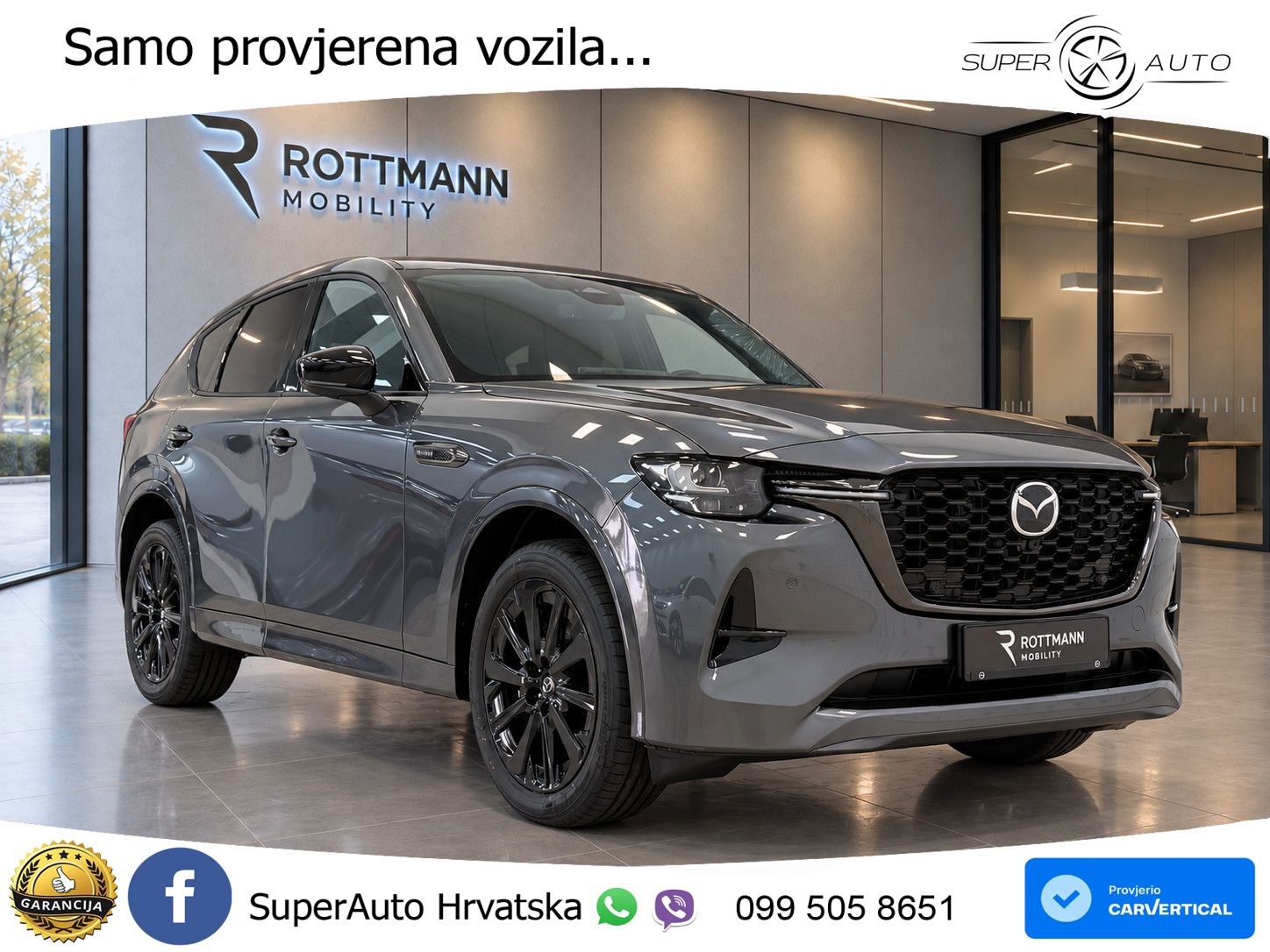Mazda CX-60 3.3 e-Skyactiv D (254 KS) AWD Automatic LED+GR SJED+ACC