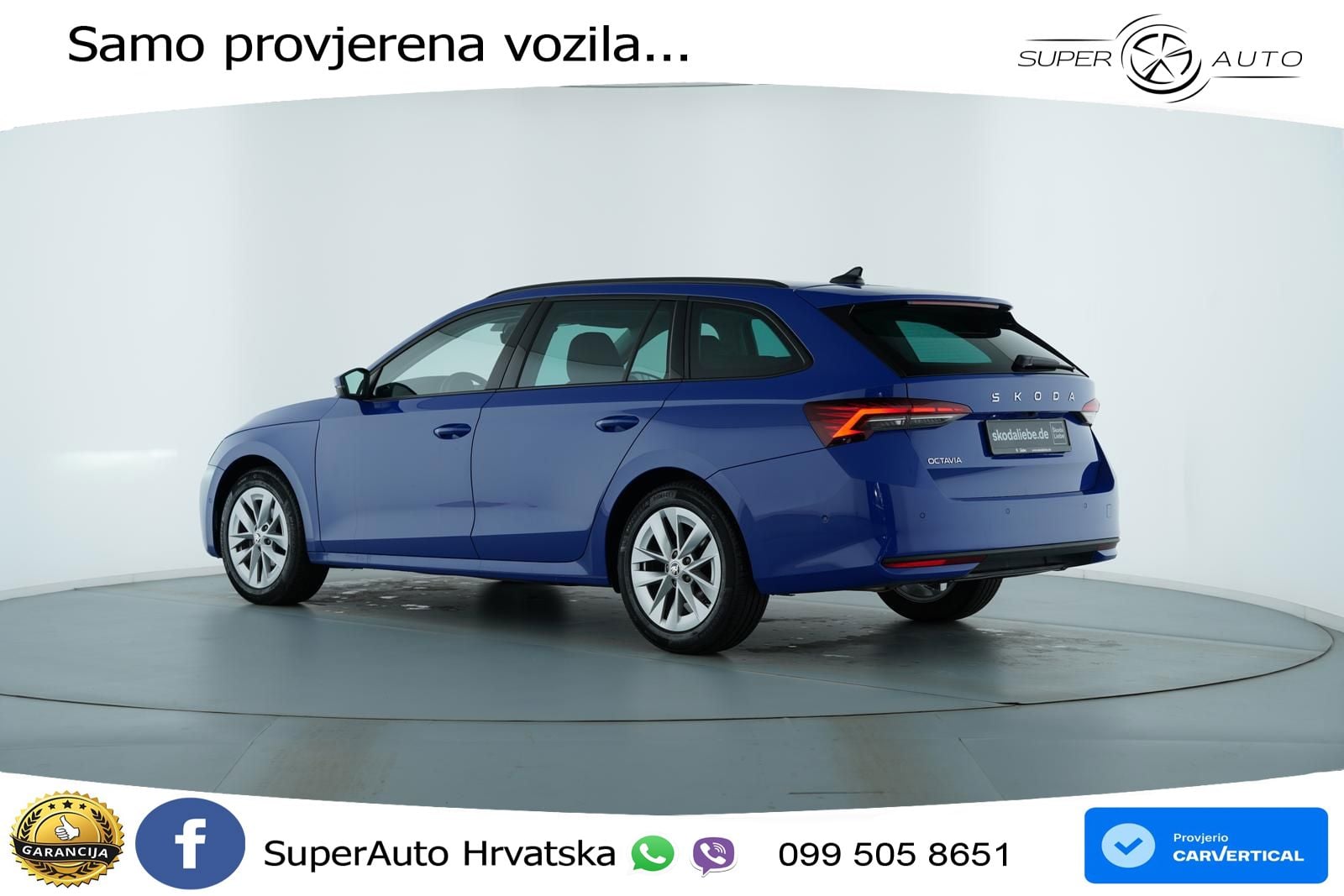 Škoda Octavia Combi 2.0 TDI (150 KS) DSG Selection MATRIX+GR SJED+KAM